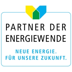 Logo "Partner der Energiewende. Neue Energie. Für unsere Zukunft."